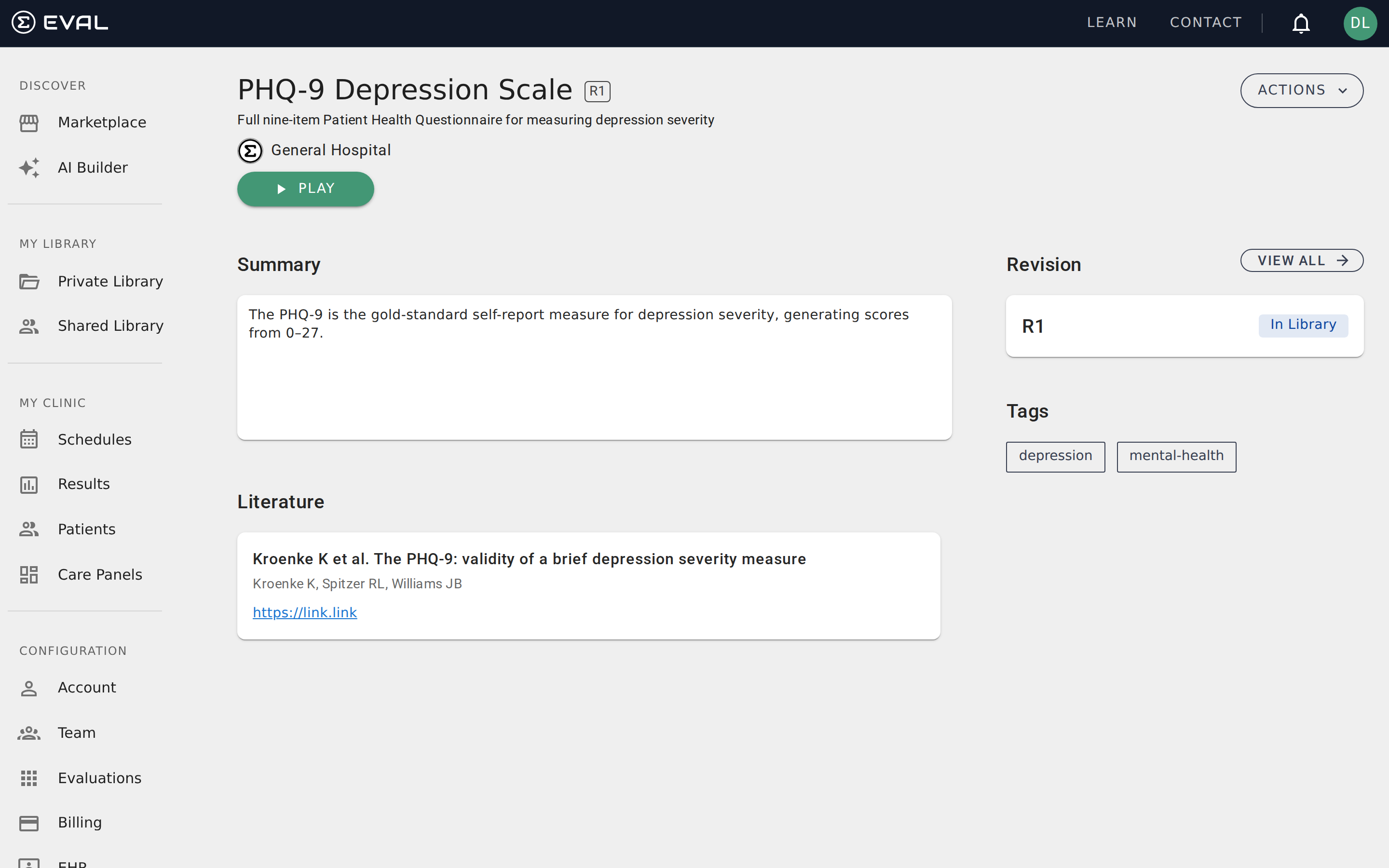 Marketplace — Evaluation About Page