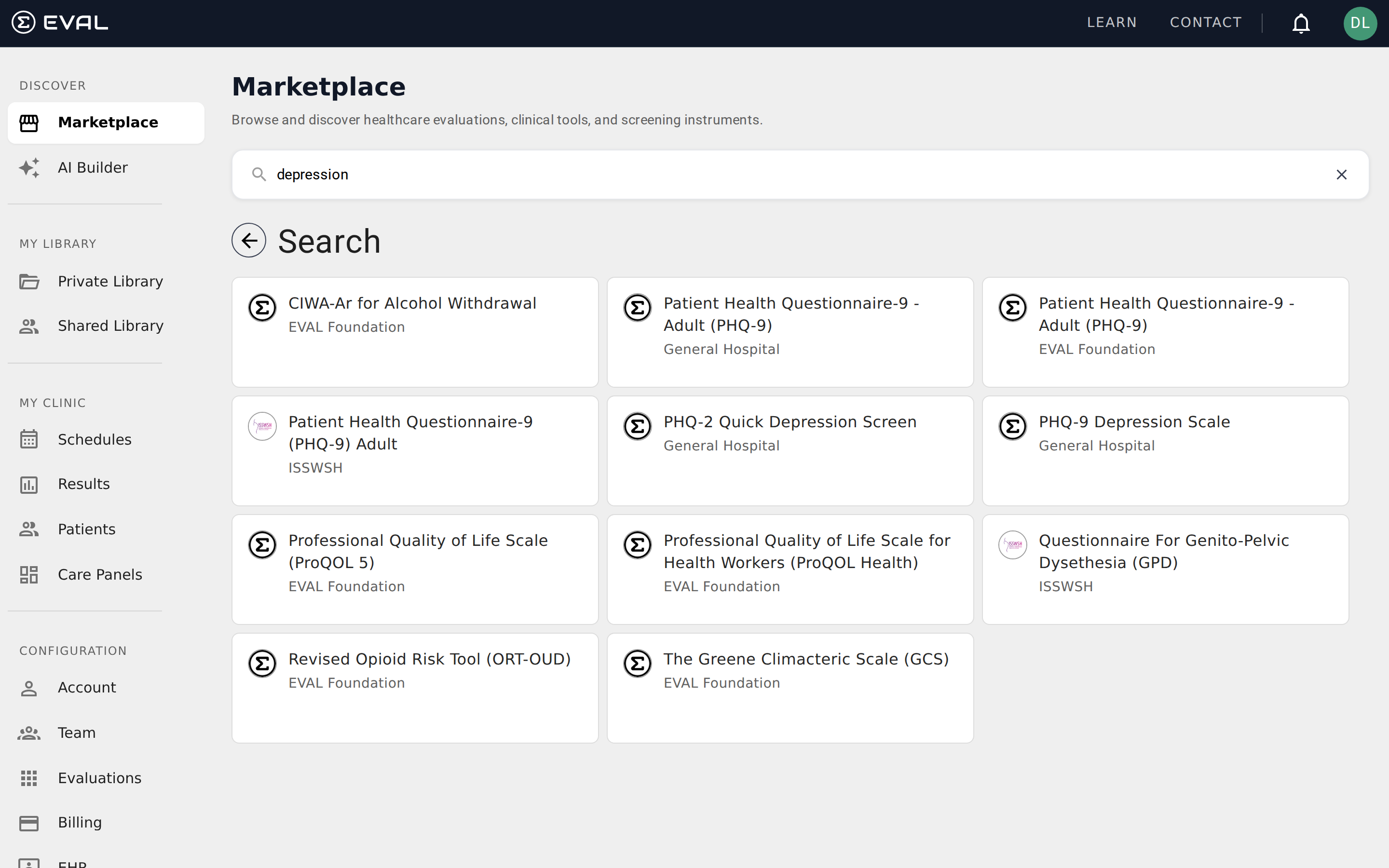 Marketplace — Search Results