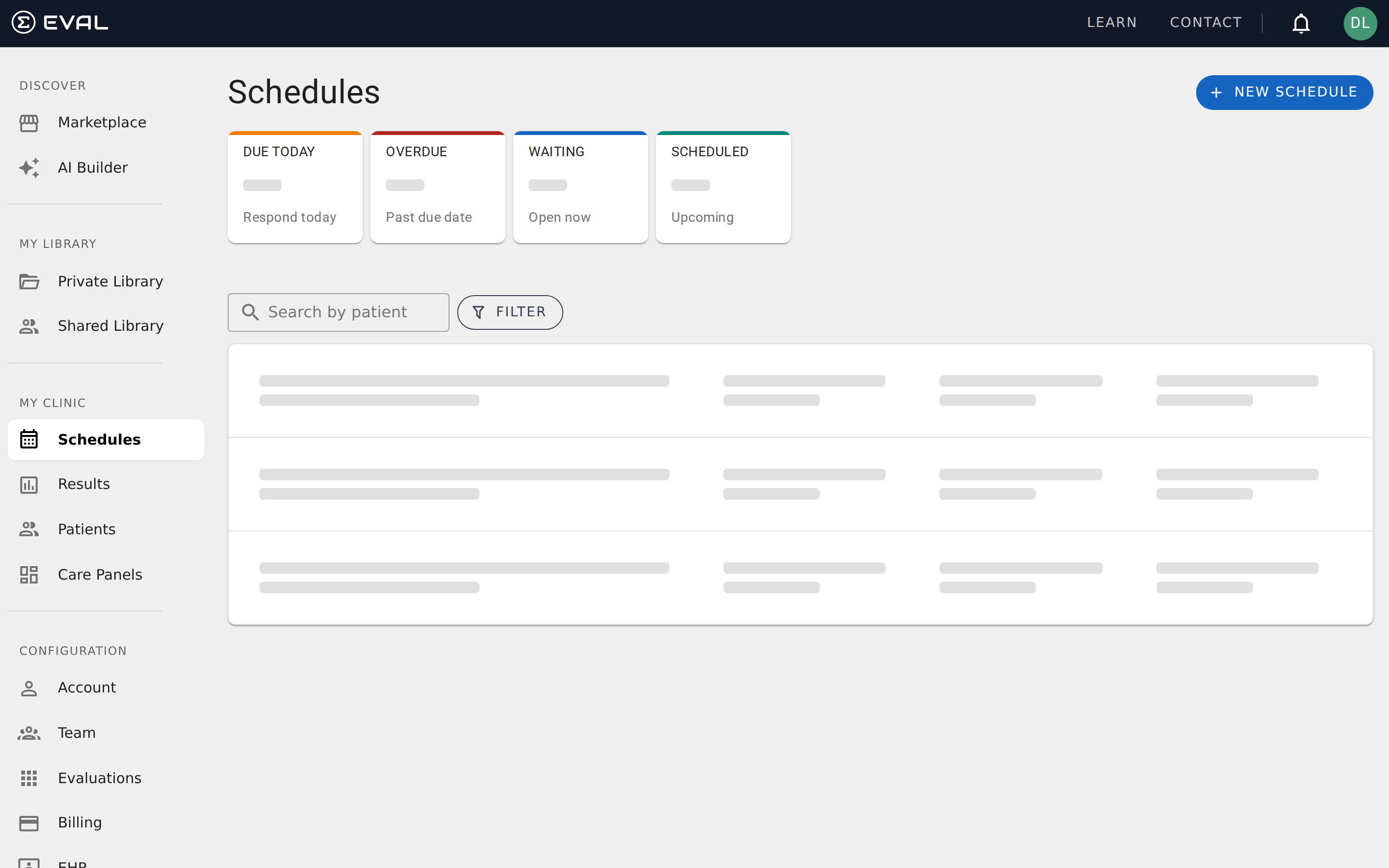 Schedule — Schedule Page Overview